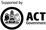 Supported by ACT Government logo